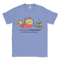 Colony Blue listening to lemon demon Classic Tee - linhVisuals