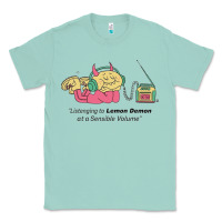 Seafoam listening to lemon demon Classic Tee - linhVisuals