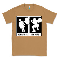 Toasted Coconut your wife my wife weightlifting Classic Tee - linhVisuals
