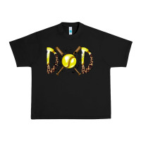 Black dad softball Urban Heavy Tee - RacoonDesign