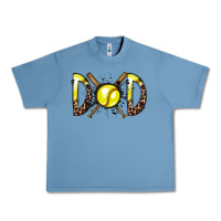Pebble Blue dad softball Urban Heavy Tee - RacoonDesign
