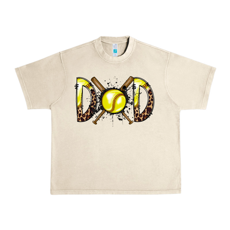 Dad Softball Urban Heavy Tee by RacoonDesign | Teevron