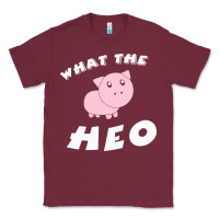Burgundy what the heo Classic Tee - linhVisuals