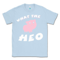 Dusty Blue what the heo Classic Tee - linhVisuals
