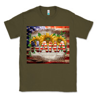 Army Green patriotic nana Classic Tee - BarkalooDesign