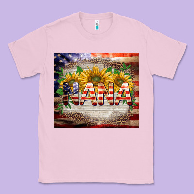 Patriotic Nana Classic Tee Designed By Barkaloodesign