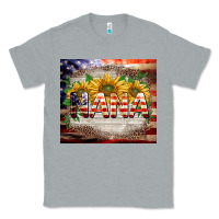 Heather Grey patriotic nana Classic Tee - BarkalooDesign