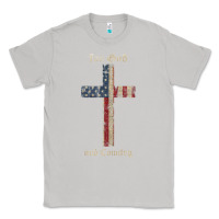 Moon Dust for god and country cross american flag faith us patriotic tank top Classic Tee - linhVisuals