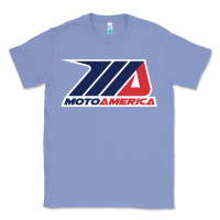 Colony Blue moto america Classic Tee - linhVisuals