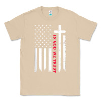 Mushroom in god we trust with patriotic vintage american flag t shirt Classic Tee - linhVisuals