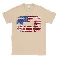 Mushroom great dane vintage american flag t shirt Classic Tee - linhVisuals