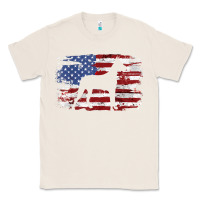 Natural great dane vintage american flag t shirt Classic Tee - linhVisuals