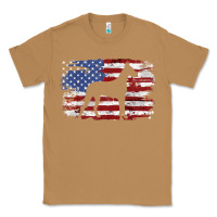 Toasted Coconut great dane vintage american flag t shirt Classic Tee - linhVisuals