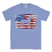 Colony Blue great dane vintage american flag t shirt Classic Tee - linhVisuals