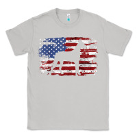 Moon Dust great dane vintage american flag t shirt Classic Tee - linhVisuals