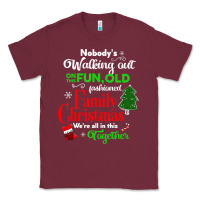 Burgundy family christmas vacation pajamas Classic Tee - linhVisuals