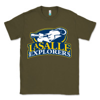Army Green la salle Classic Tee - linhVisuals