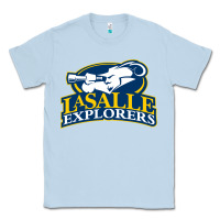 Dusty Blue la salle Classic Tee - linhVisuals