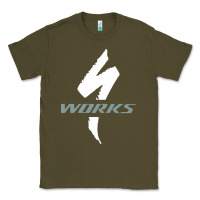 Army Green Specialized Bikes Bicycle Classic Tee - linhVisuals