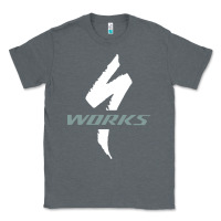 Charcoal Heather Specialized Bikes Bicycle Classic Tee - linhVisuals