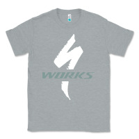 Heather Grey Specialized Bikes Bicycle Classic Tee - linhVisuals