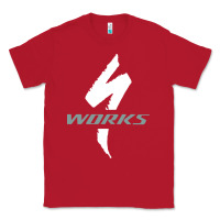 Red Specialized Bikes Bicycle Classic Tee - linhVisuals