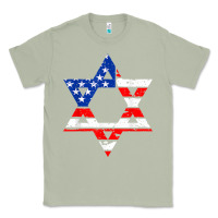 Matcha hanukah american flag star of david   jewish chanukah t shirt Classic Tee - linhVisuals