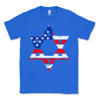True Royal hanukah american flag star of david   jewish chanukah t shirt Classic Tee - linhVisuals