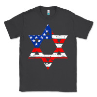 Smoke hanukah american flag star of david   jewish chanukah t shirt Classic Tee - linhVisuals