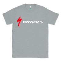 Heather Grey Specialized Bikes Bicycle Classic Tee - linhVisuals
