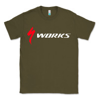 Army Green Specialized Bikes Bicycle Classic Tee - linhVisuals