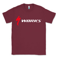 Burgundy Specialized Bikes Bicycle Classic Tee - linhVisuals