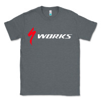 Charcoal Heather Specialized Bikes Bicycle Classic Tee - linhVisuals