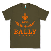 Army Green bally Classic Tee - linhVisuals