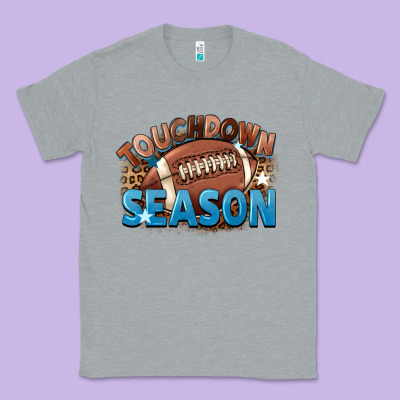 Touchdown Season Classic Tee Designed By Fadigitalartstudio