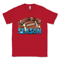Red touchdown season Classic Tee - FaDigitalArtStudio