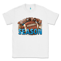 White touchdown season Classic Tee - FaDigitalArtStudio