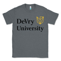 Charcoal Heather devry advantage academy vectorized Classic Tee - linhVisuals