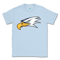 Dusty Blue eagle high school Classic Tee - linhVisuals