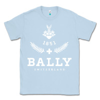 Dusty Blue bally Classic Tee - linhVisuals