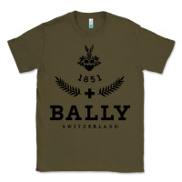 Army Green bally Classic Tee - linhVisuals