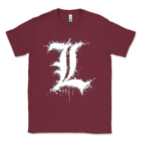 Burgundy ryuzaki Classic Tee - linhVisuals