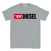 Heather Grey Diesel Classic Tee - linhVisuals
