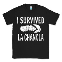 Black I survived la chancla Classic Tee - linhVisuals