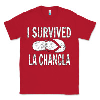 Red I survived la chancla Classic Tee - linhVisuals