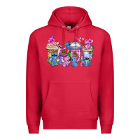 Cardinal stitch with lilo coffee cups Premium Hoodie - AdoDesignShop