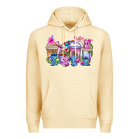 Pina Colada stitch with lilo coffee cups Premium Hoodie - AdoDesignShop