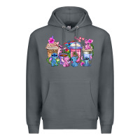 Rock stitch with lilo coffee cups Premium Hoodie - AdoDesignShop