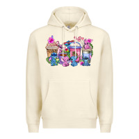 Sandshell stitch with lilo coffee cups Premium Hoodie - AdoDesignShop