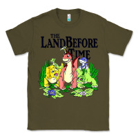 Army Green land before time pastel dinosaur friends Classic Tee - linhVisuals